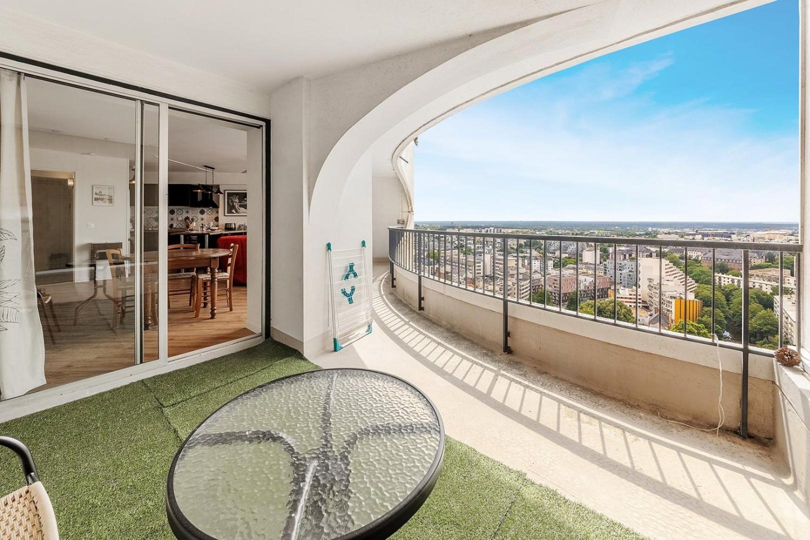 Bellevue, Appartement T2, Terrasse & Parking Rennes Exterior photo