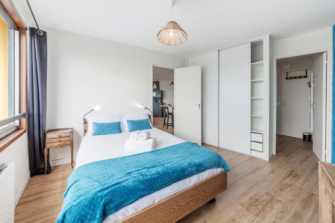 Bellevue, Appartement T2, Terrasse & Parking Rennes Exterior photo